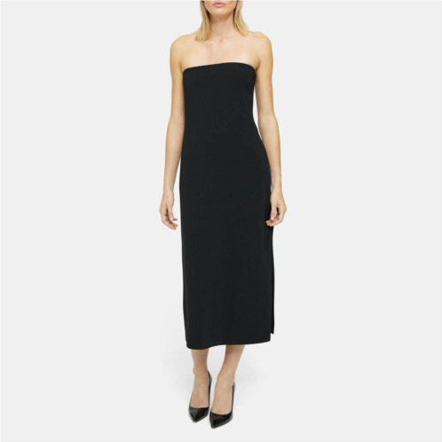 Theory Strapless Dress in Crepe