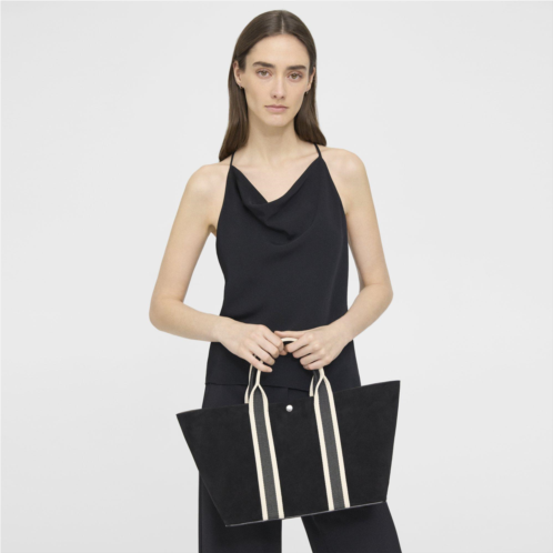 Theory Day Tote Bag in Suede
