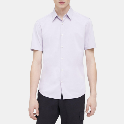 Theory Standard-Fit Short-Sleeve Shirt in Structure Knit