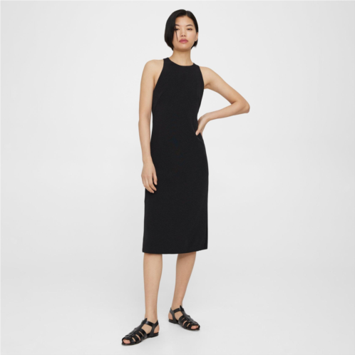 Theory Cross-Back Sheath Dress in Viscose