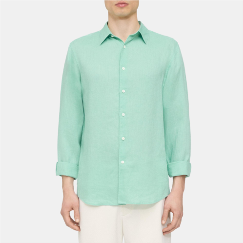 Theory Standard-Fit Shirt in Relaxed Linen