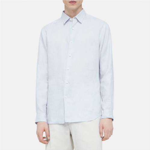 Theory Standard-Fit Shirt in Relaxed Linen