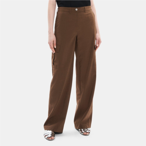 Theory Cargo Pant in Crispy Poly