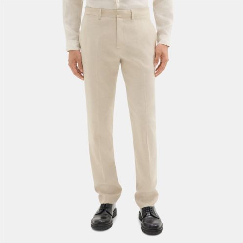 Theory Slim-Fit Suit Pant in Linen-Blend