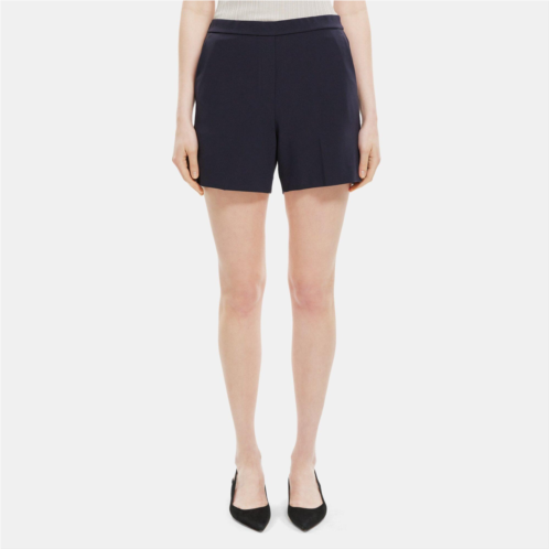 Theory Easy Pull-On Short in Crepe