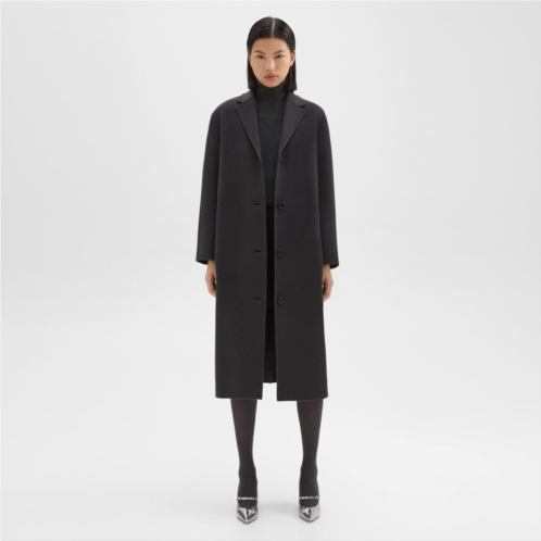 Theory Belted Coat in Recycled Wool-Cashmere