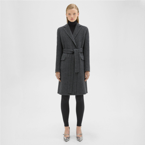 Theory Belted Coat in Double-Face Wool-Cashmere