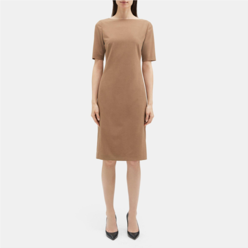 Theory Sheath Dress in Sevona Stretch Wool