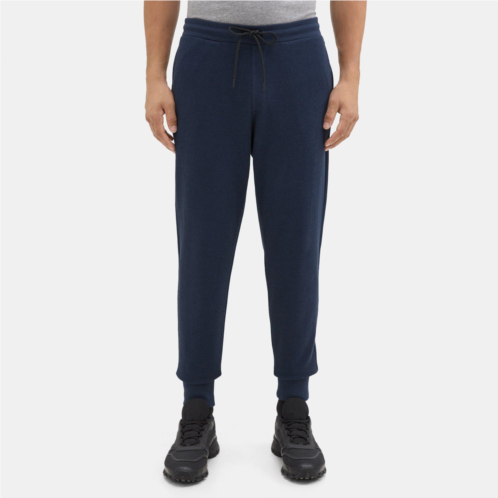 Theory Essential Sweatpant in Cotton Waffle Knit