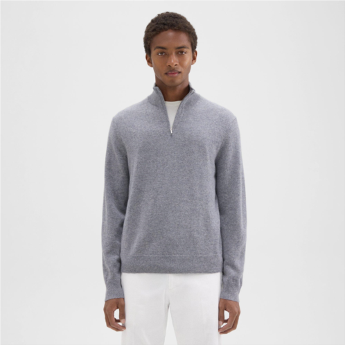 Theory Quarter-Zip Sweater in Cashmere