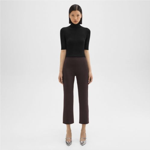 Theory Cropped Kick Pant in Scuba