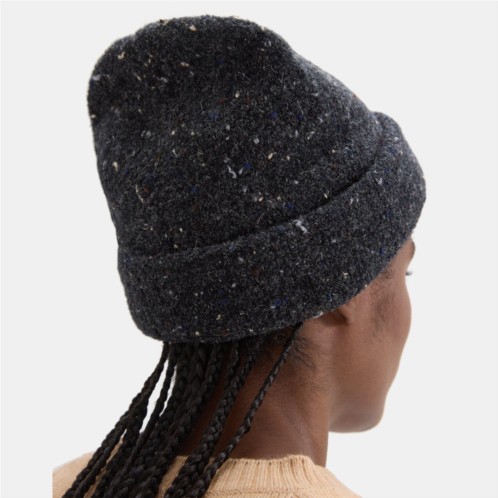 Theory Beanie in Recycled Wool Boucle