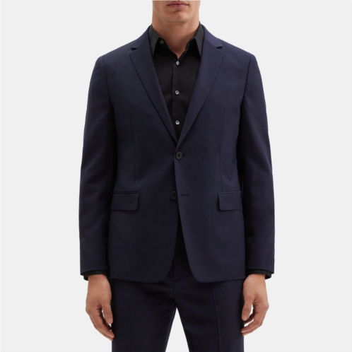 Theory Unstructured Blazer in Grid Wool