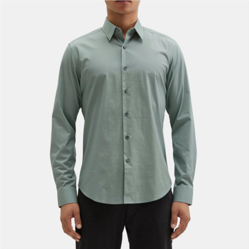 Theory Tailored Shirt in Stretch Cotton-Blend