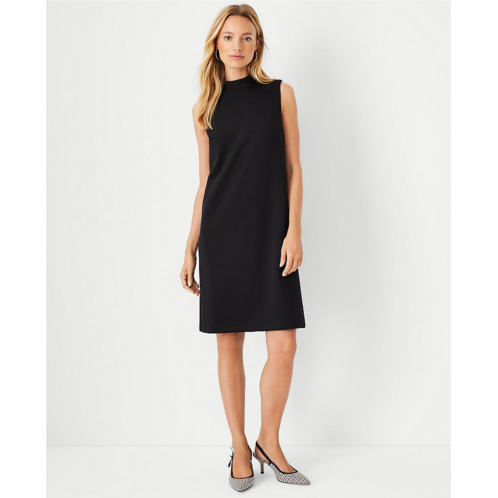 Anntaylor The Mock Neck Shift Dress in Double Knit