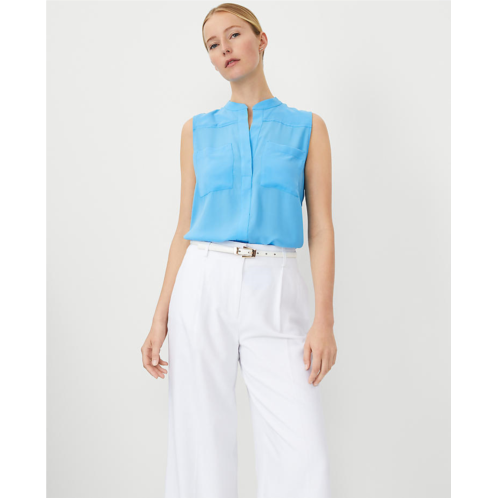 Anntaylor Sleeveless Camp Shirt