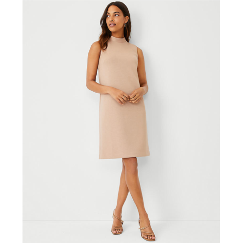 Anntaylor The Mock Neck Shift Dress in Double Knit