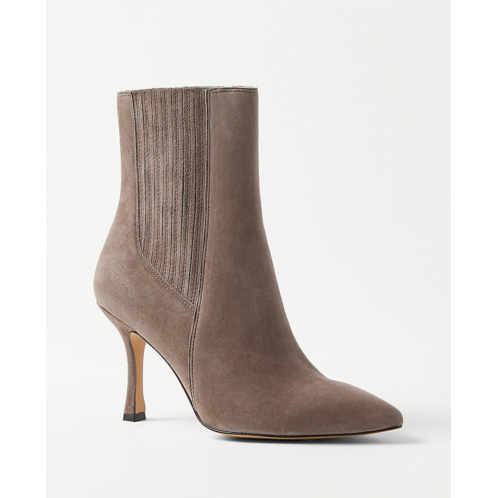 Anntaylor Suede Chelsea Stiletto Booties