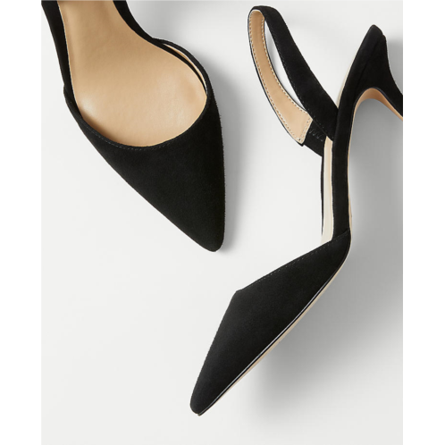 Anntaylor Kerry Suede Slingback Pumps