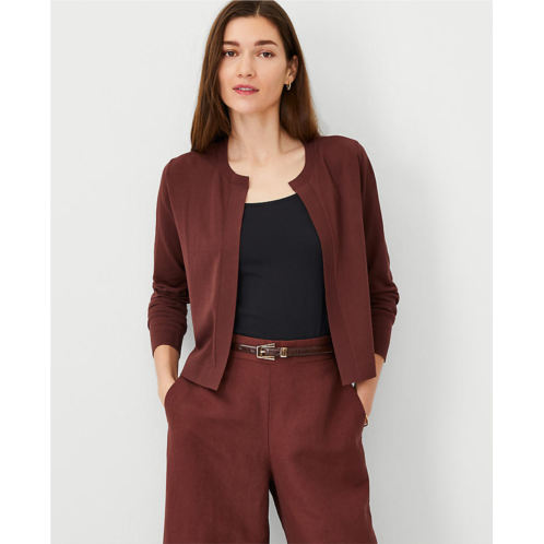 Anntaylor Seasonless Cropped Open Cardigan