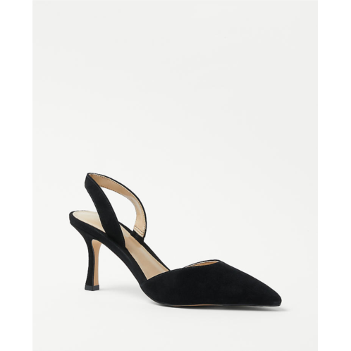 Anntaylor Kerry Suede Slingback Pumps