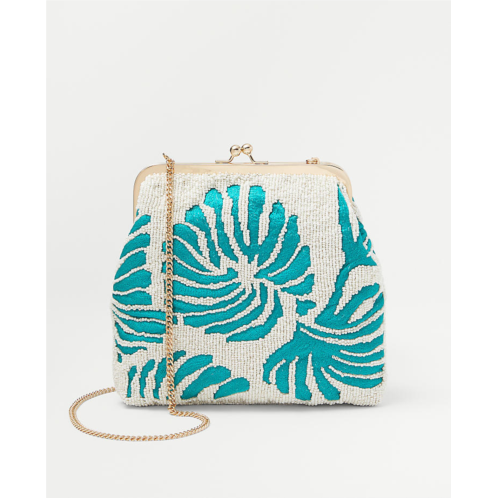 Anntaylor Studio Collection Tropical Beaded Clutch