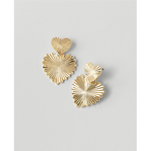 Anntaylor Double Heart Drop Earrings