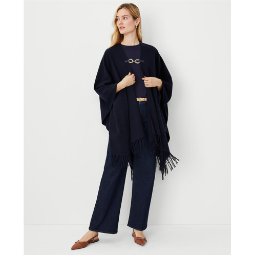 Anntaylor Chain Fringe Open Poncho