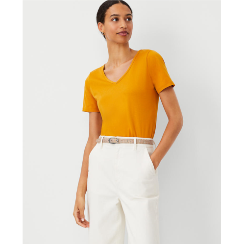 Anntaylor Pima Cotton V-Neck Tee