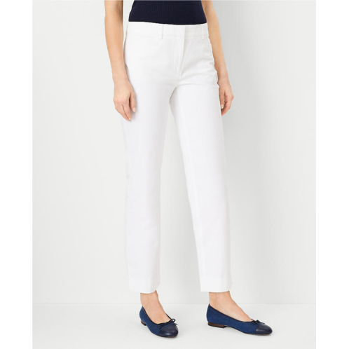 Anntaylor The Petite Relaxed Cotton Ankle Pant