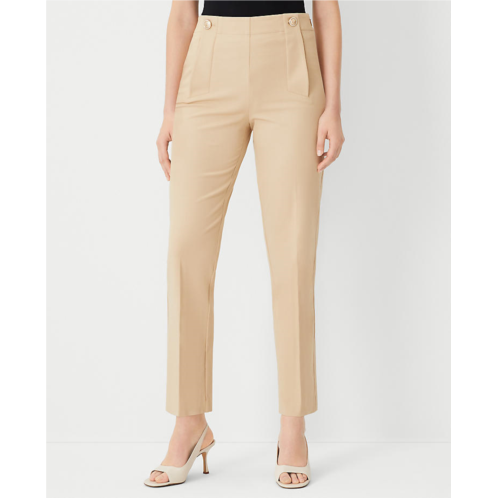 Anntaylor The Petite Pencil Sailor Pant in Twill - Curvy Fit