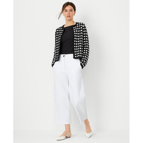 Anntaylor The Petite Kate Wide Leg Crop Pant