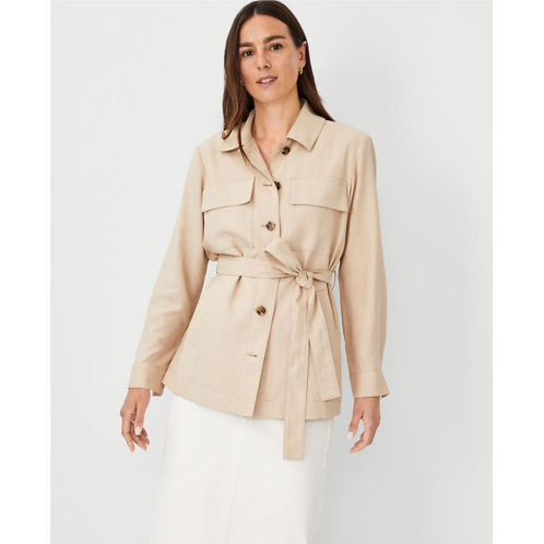 Anntaylor AT Weekend Textured Utility Jacket