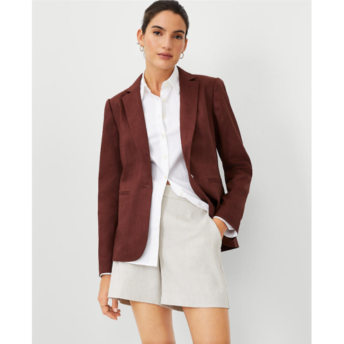 Anntaylor The Petite Hutton Blazer in Linen Twill