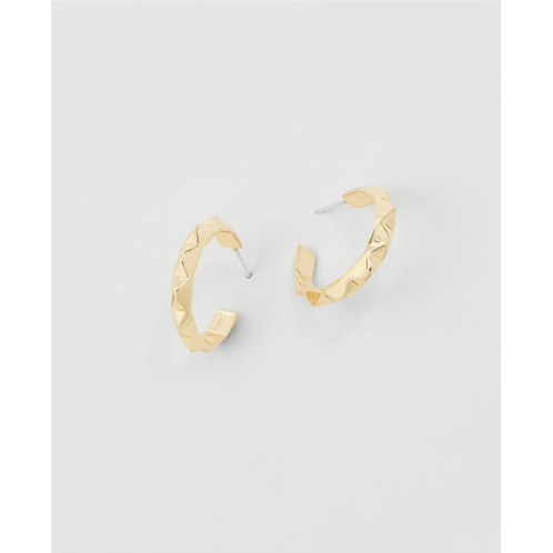 Anntaylor Studded Hoop Drop Earrings