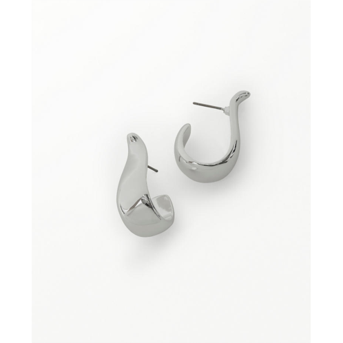 Anntaylor Curved Hoop Drop Earrings