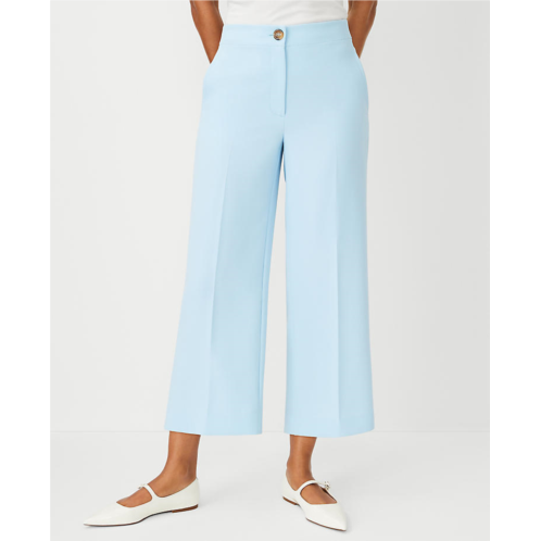 Anntaylor The Kate Wide Leg Crop Pant in Crepe - Curvy Fit