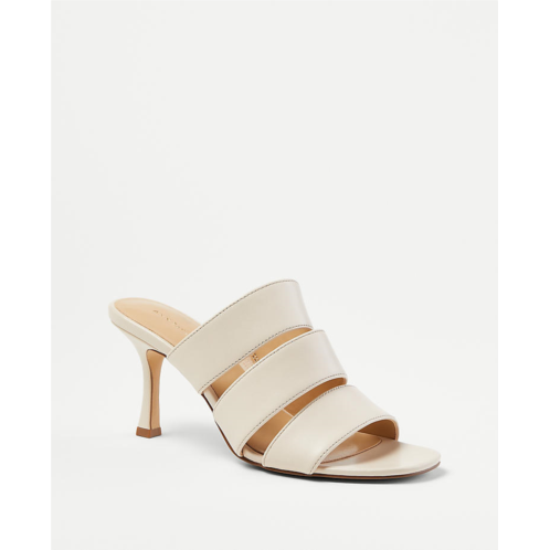 Anntaylor Three Strap Leather Sandals