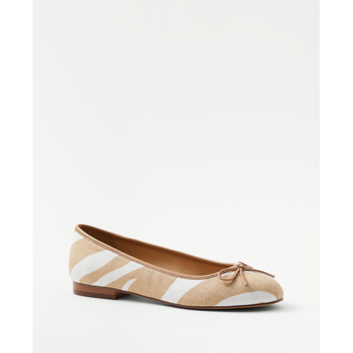 Anntaylor Weekend Zebra Print Ballet Flats