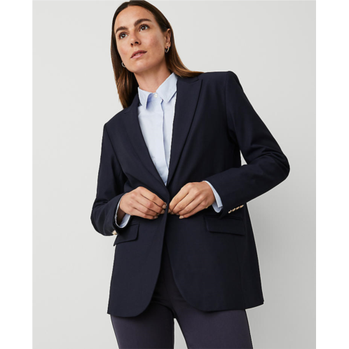 Anntaylor The Petite Longline Blazer in Bi-Stretch Twill