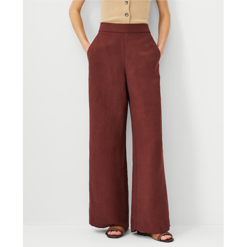 Anntaylor The Petite Palazzo Pant in Linen Blend