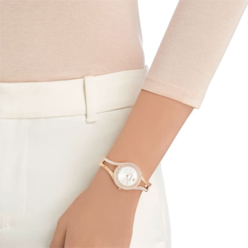 Swarovski Eternal watch, Swiss Made, Crystal bracelet, Rose gold tone, Rose gold-tone finish