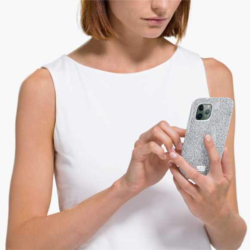 Swarovski High smartphone case, iPhone 11 Pro, Silver tone