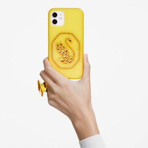 Swarovski Smartphone case, Swan, iPhone 12 Pro Max, Yellow