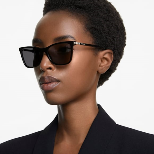 Swarovski Sunglasses, Square shape, SK6004, Black