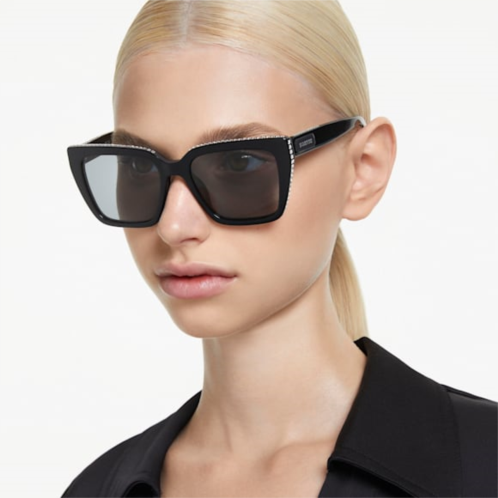 Swarovski Sunglasses, Square shape, SK6013, Black