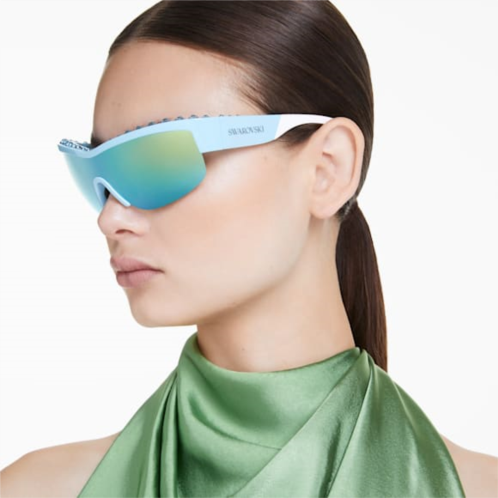 Swarovski Sunglasses, Mask shape, SK1126, Blue