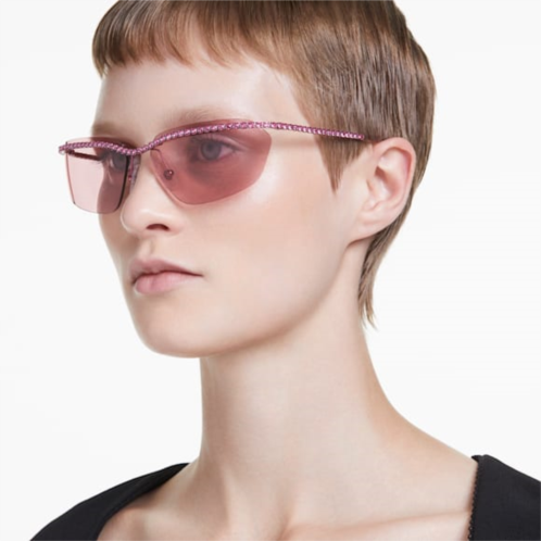 Swarovski Sunglasses, Rectangular shape, SK7001, Pink