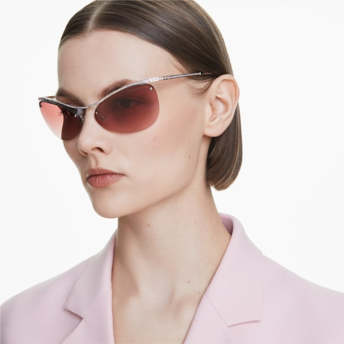 Swarovski Sunglasses, Oval shape, SK7018, Pink