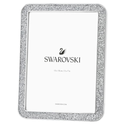 Swarovski Minera picture frame, Rectangular shape, Medium, Silver tone